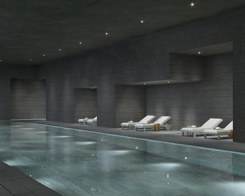 The spa includes a 25m indoor heated pool, sauna and steam rooms