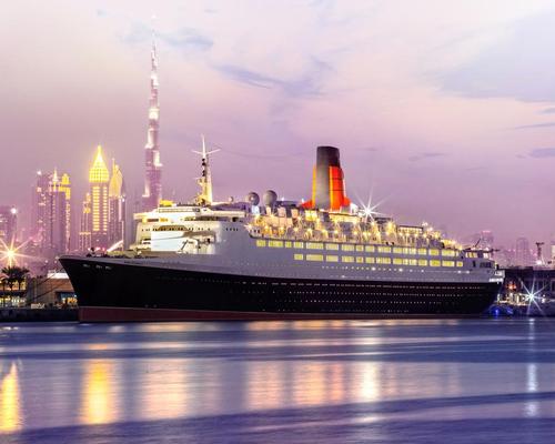 The world-famous vessel, which was decommissioned in 2008, is now docked permanently at Mina Rashid in Dubai