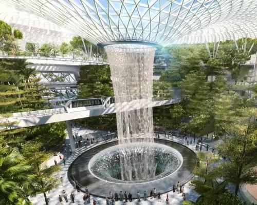 Conceived as the world’s most ambitious airport leisure attraction, The Jewel is being built inside an enormous glass dome