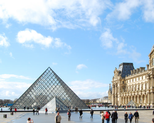 The Louvre enjoyed a 9.5 per cent increase in visitor numbers, rising by 500,000 visitors to 8.1 million