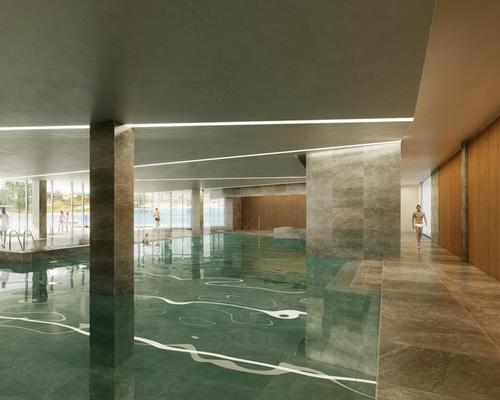 Facilities in the spa and wellness area will include a 160sq m (1,700sq ft) indoor pool