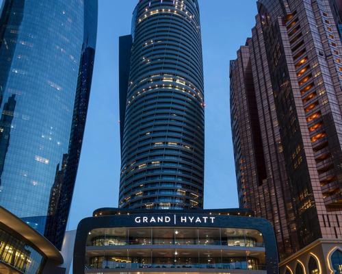 The hotel is the second Grand Hyatt in the UAE, and includes 332 guestrooms, 36 suites, and 60 full-service one and two-bedroom residences