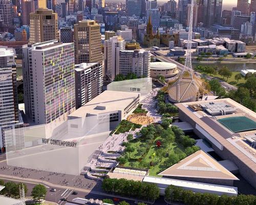 To be built next door to the National Gallery of Victoria as part of a new arts precinct, the NGV Contemporary site would be developed at a cost of AU$151m