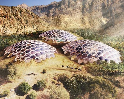 Baharash Architecture design biodome ecotourist attraction for UAE