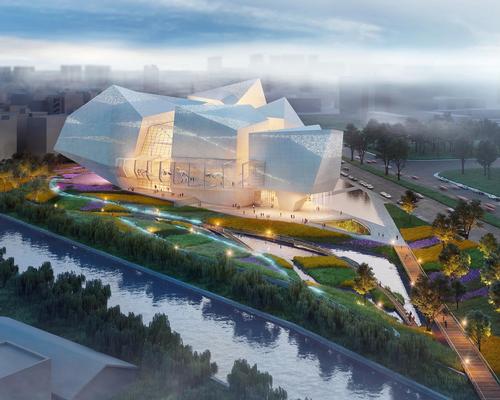 Pelli Clarke Pelli win Chengdu Natural History Museum project with design inspired by tectonic movement