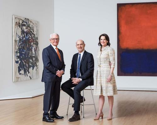 Left to right: Charles Schwab, Robert Fisher, Diana Nelson
