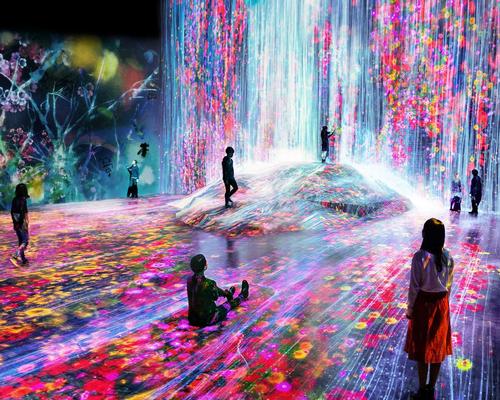 teamLab us made up of about 500 members, including artists, programmers, architects, designers, CG animators, engineers and mathematicians.