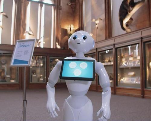 Pepper the robot is a recent addition to the Smithsonian Museum