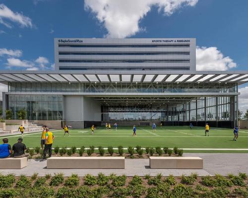 The building has been designed to put 'human health and sports performance on public display' – from injury prevention to training to healing and recovery
