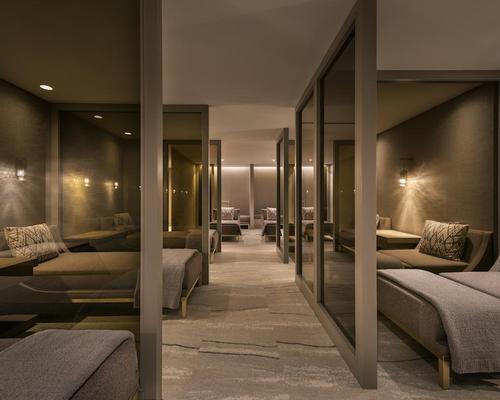 The dedicated relaxation area is part of the renovation created with the help of Spa Strategy