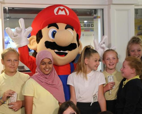 Mario was on-hand for the launch of the new space in KidZania London