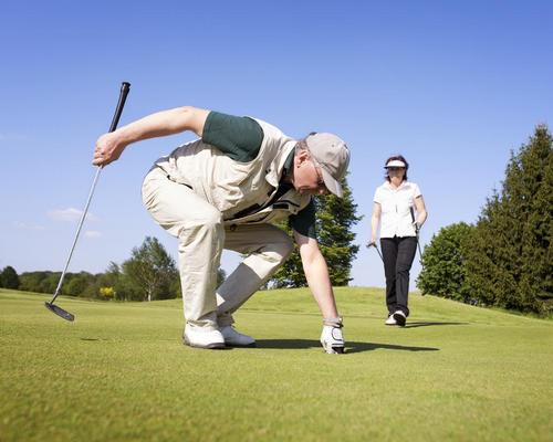 Participants in the six-week golf programme trebled their amount of vigorous exercise per week
