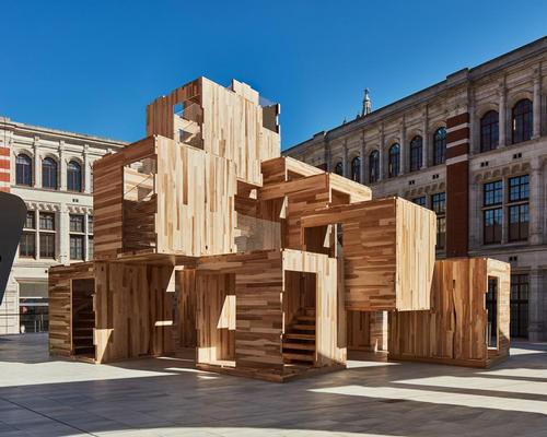 Three-storey maze inside V&A's Sackler Courtyard spreads sustainability message