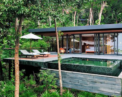 Six Senses Krabey Island will feature 40 private pool villas with green living roofs, sun decks with infinity plunge pools and rain showers