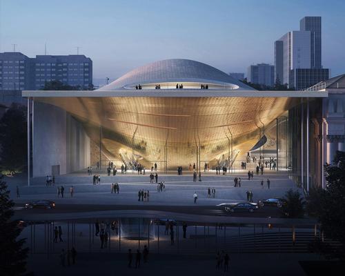 Zaha Hadid reveals sonic wave-inspired design for Russian concert hall