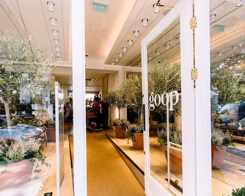 The Goop pop-up features California-inspired interiors designed by Fran Hickman