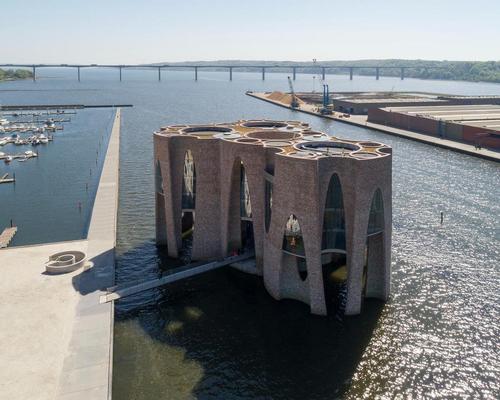Olafur Eliasson’s first completed building rises in Danish harbour
