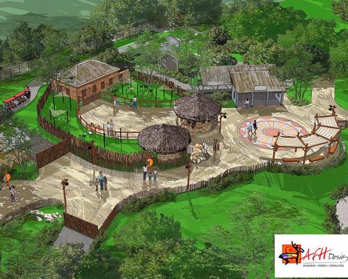 The Pride of Africa area will feature an expanded African lion habitat, a habitat for white storks and Speke's gazelles and a goat feeding area