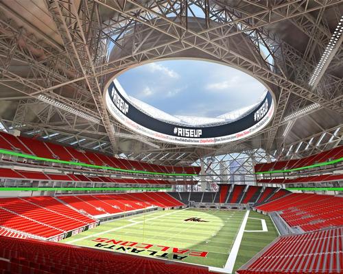 HOK designed the Mercedes-Benz stadium in Atlanta