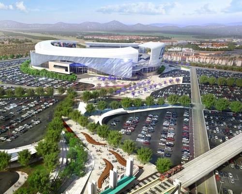 The US$1.1bn stadium will have a capacity of 67,500 and the largest end zone in the NFL