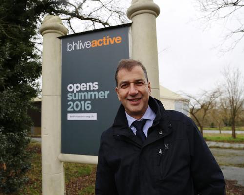 BH Live CEO Peter Gunn at what will become BH Live Active, Corfe Mullen