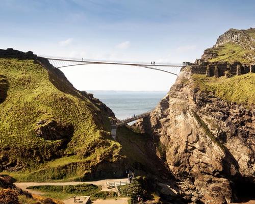 Competition win: Ney & Partners to build footbridge at Cornwall's Tintagel Castle