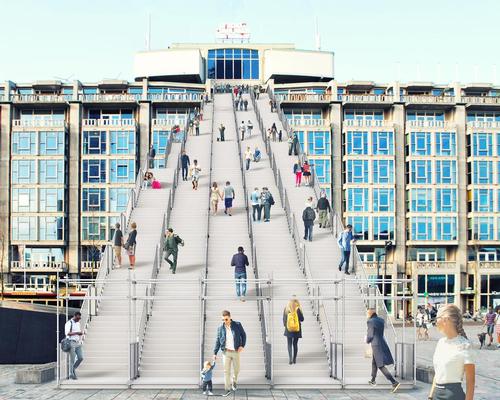 Visitors will clamber up 180 steps to the summit of the Groot Handelsgebouw, which was one of the first major buildings constructed after the bombing of Rotterdam