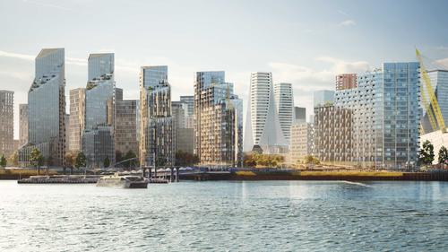 The development – acquired by Knight Dragon in 2012 – offers panoramic views of Canary Wharf.