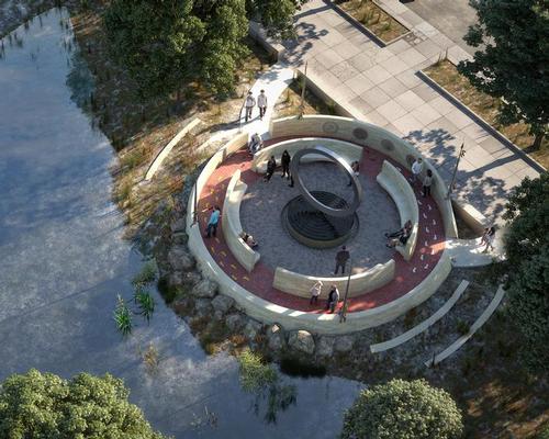 Designed by Native American Vietnam war veteran Harvey Pratt, the Warriors' Circle of Honor memorial is due to be completed in 2020