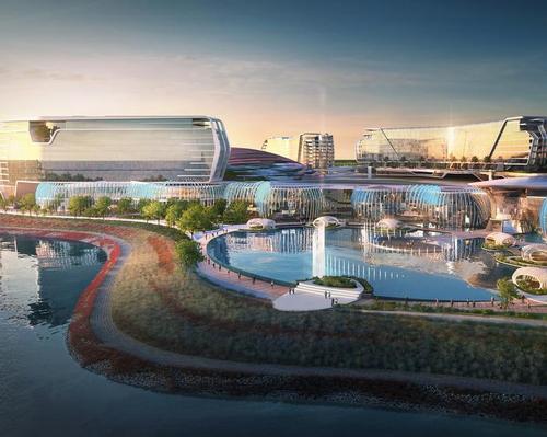 Mohegan Gaming and Entertainment building paramount theme park in Korea