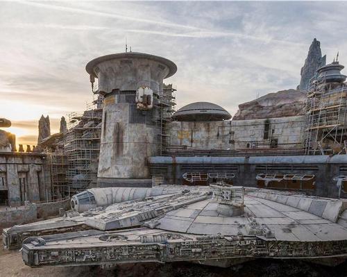 Disney's first image of its Millennium Falcon theme park ride