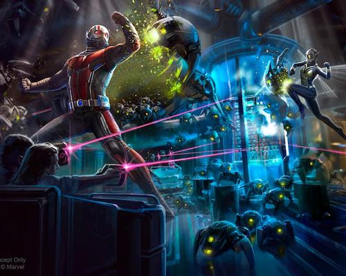 One of the images Disney released for its Ant-Man and The Wasp: Nano Battle! attraction earlier this year