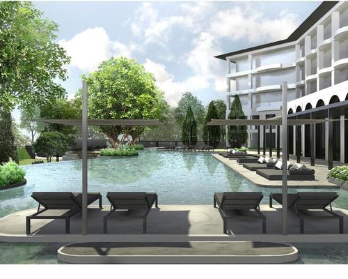 In addition to the spa and fitness centre, the Phratamnak Well Resort Pattaya will also include a yoga space, petanque lawn and a jogging track