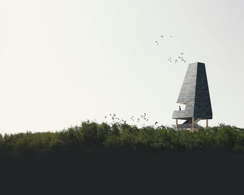 Amager Nature Park will feature seven new folly-like buildings.