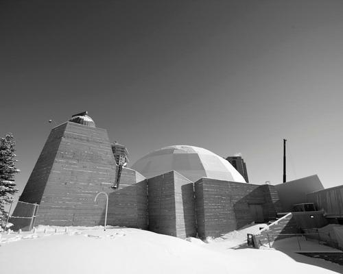Built in 1967, the Centennial Planetarium is somewhat of an icon in the city of Calgary due in part to its brutalist architecture and the concrete dome that sits atop its main structure