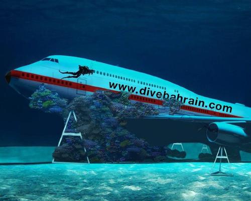 A submerged Boeing 747 will be the centrepiece of Dive Bahrain 