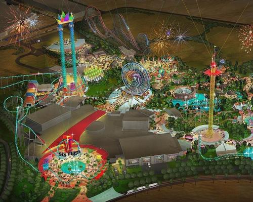 Six Flags Dubai was due to contain 27 rides across six themed zones