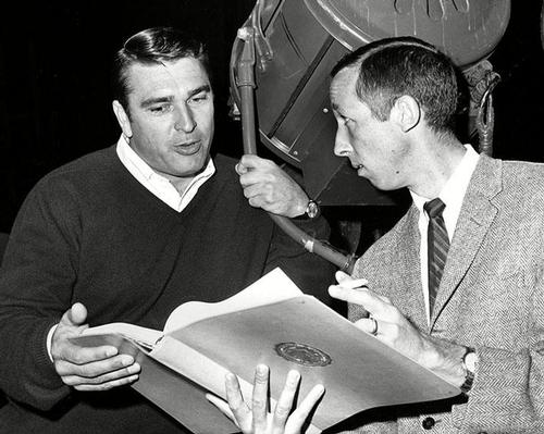 Ron Miller (left) worked his way up the Disney organisation through various roles, eventually becoming CEO