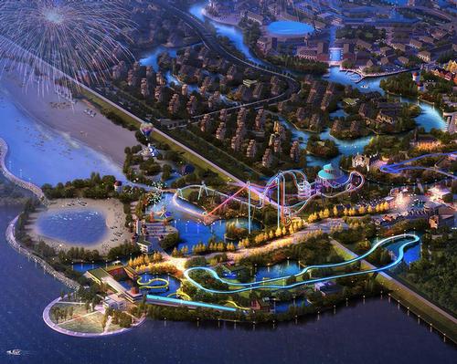 Six Flags' theme park in Zhejiang Province is due to open in 2020