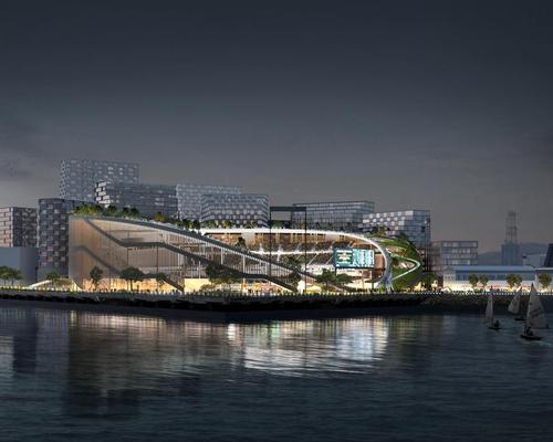 Bjarke Ingels Group draft updated concept for Oakland Stadium