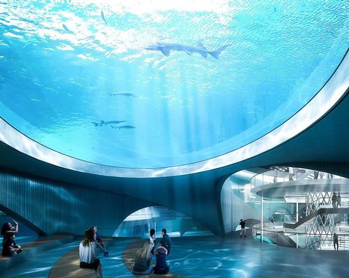 The expansive laboratory and attraction will house populations of finless porpoises and sturgeon.