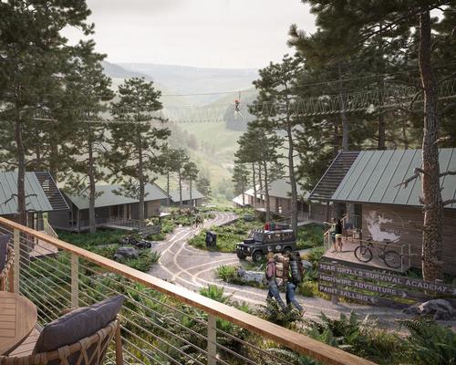 The attraction will feature a plethora of leisure and sports facilities, including a survival academy created by British explorer and ex-special forces serviceman Bear Grylls.