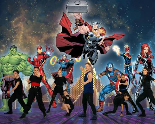 Les Mills has launched specially-created, five-minute workouts for kids under the 'Move Like The Avengers' banner