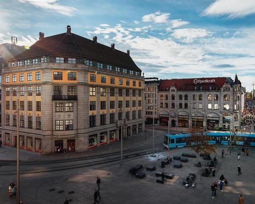 Kritt Arkitekter transform century-old cruise line headquarters into boutique hotel in Norway
