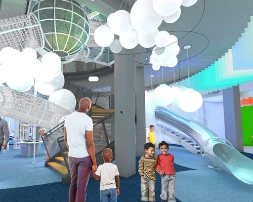 A rendering of the Dream Machine concept at the National Children's Museum 