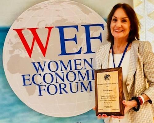 Healing Hotels' Anne Biging receives ‘Woman of the Decade’ award from Women’s Economic Forum