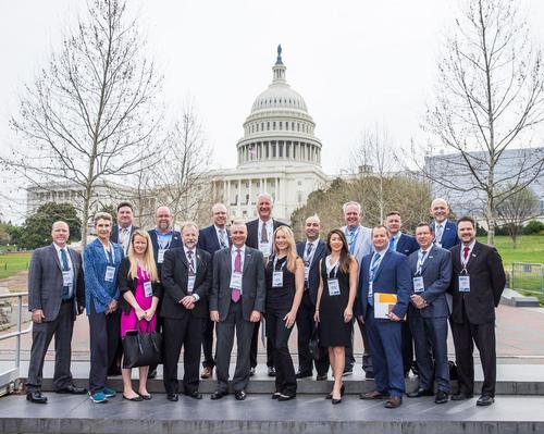 Some of the IAAPA delegation on Capitol Hill, Washington, D.C.