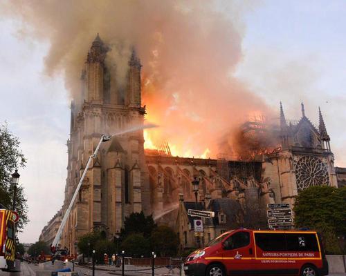 Huge blaze badly damages historic Notre-Dame Cathedral