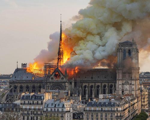 French PM announces global design competition to restore Notre Dame