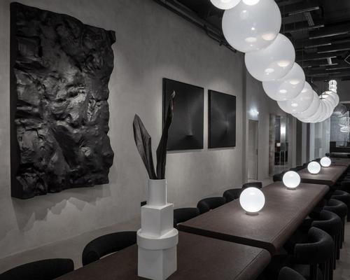 Tom Dixon rolls out monastic-like restaurant and showroom in Milan
